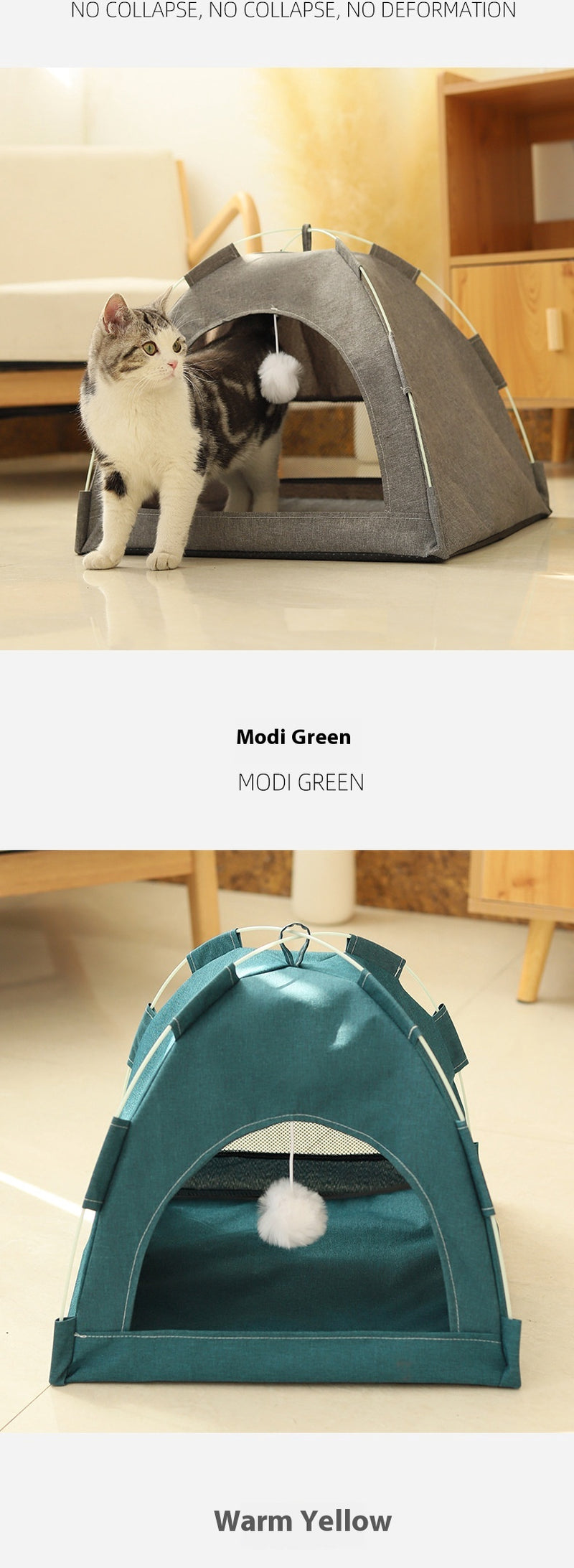 Cathouse Doghouse Breathable Tent Nest Indoor Outdoor Universal Pet Room