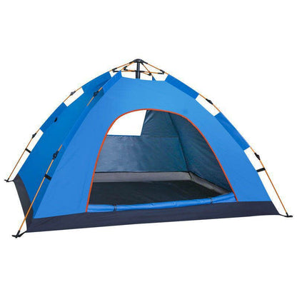 Double Camping Beach Tent Outdoor Thickened Sun Block Rain-Proof One Window Automatic Tent