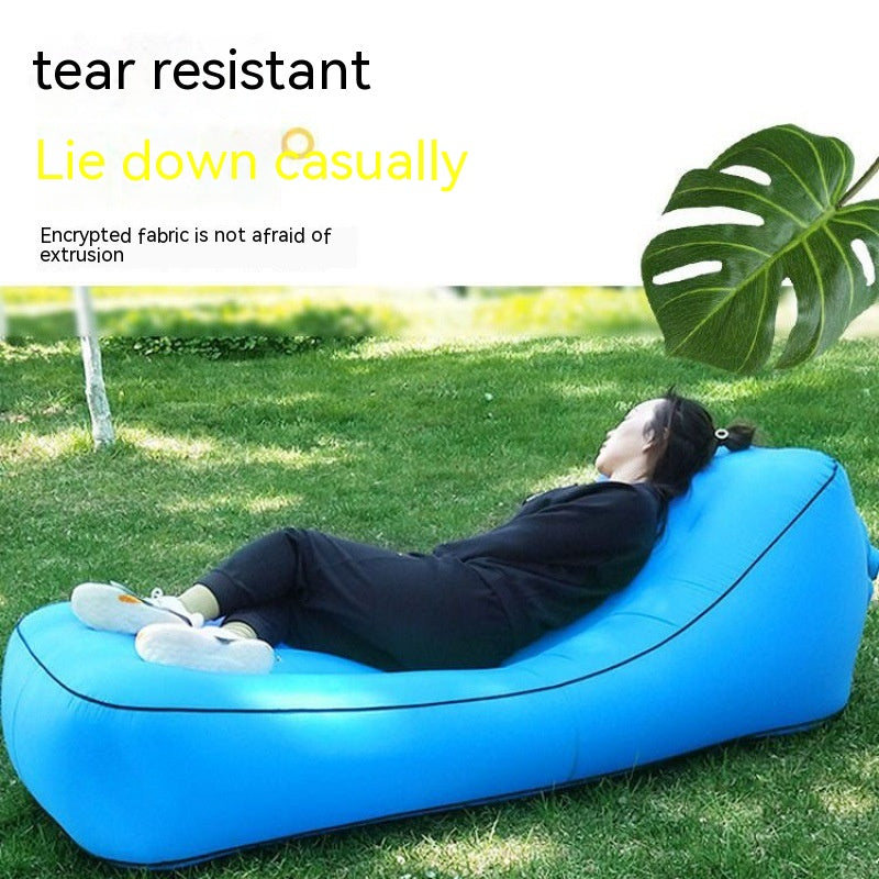 Camping Sofa Inflatable Sofa Portable Air Bed Outdoor Airbed Casual Beach Recliner Floatation Bed