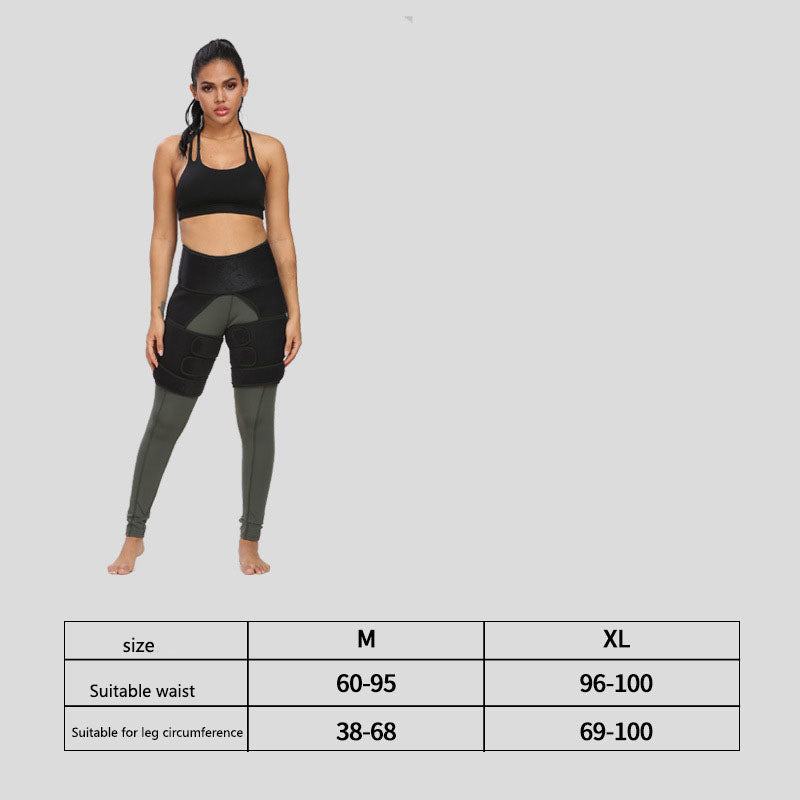 Cross-Border Sports Protective Gear, Peach Buttocks, Buttocks, Waist Belt, Sweating Belt, Fitness Leggings, Thigh Protection, Manufacturers Can Customize