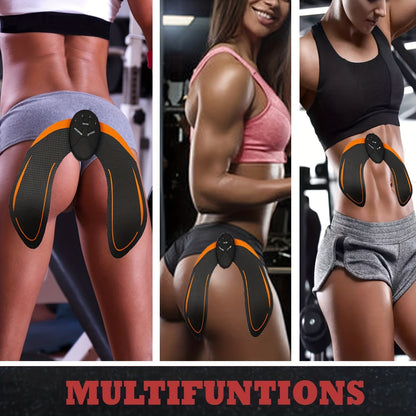 Hip Trainer, Buttock Lift Massage Device Smart Fitness Exercise Gear Home Office, Portable U-Shape Butt Lifting Workout Equipment Gifts for Women