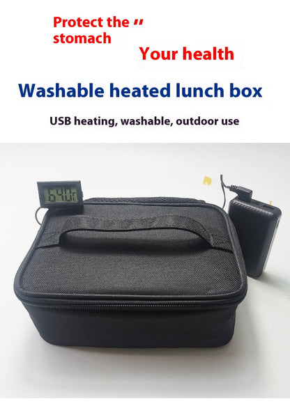 USB Heating Lunch Outdoor Bento Thermal Bag Convenient and Easy to Carry