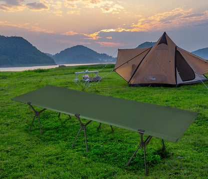 Lightweight Portable Dual-Purpose Outdoor Folding Bed