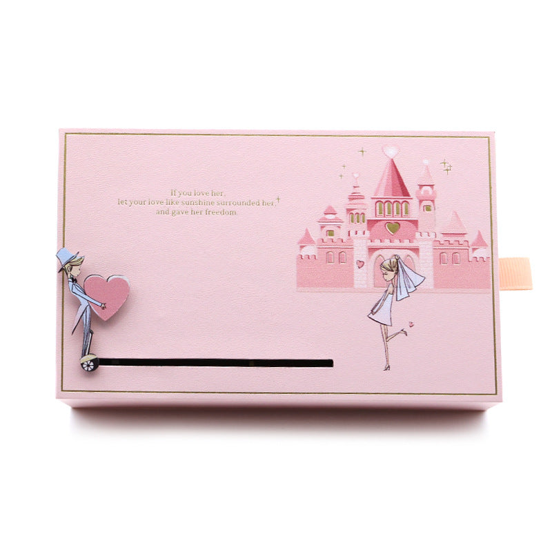 Love Castle Jewellery Box Ring Necklace Box