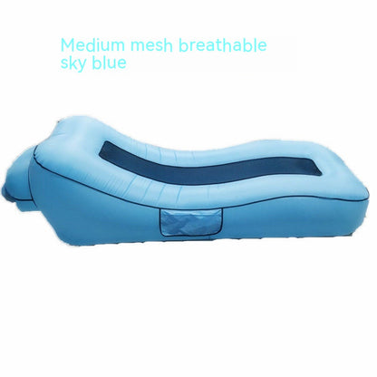 Camping Sofa Inflatable Sofa Portable Air Bed Outdoor Airbed Casual Beach Recliner Floatation Bed