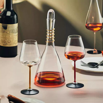 Fancy Decanter Cup Creative Rotational Goblets Wine Glass Household Kitchen Gadgets