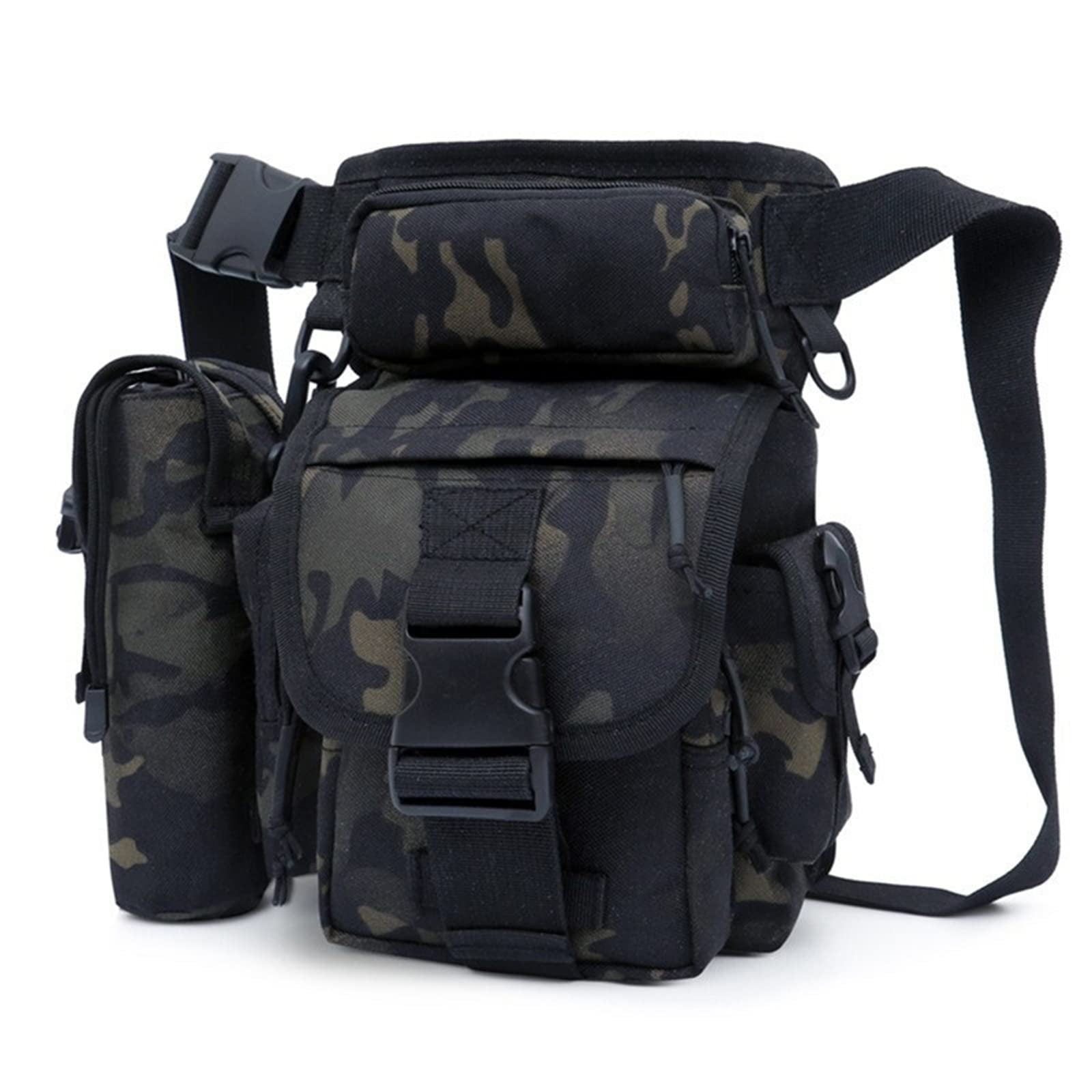 ANTARCTICA Waterproof Military Tactical Drop Leg Pouch Bag Type B Cross over Leg Rig Outdoor Bike Cycling Hiking Thigh Bag