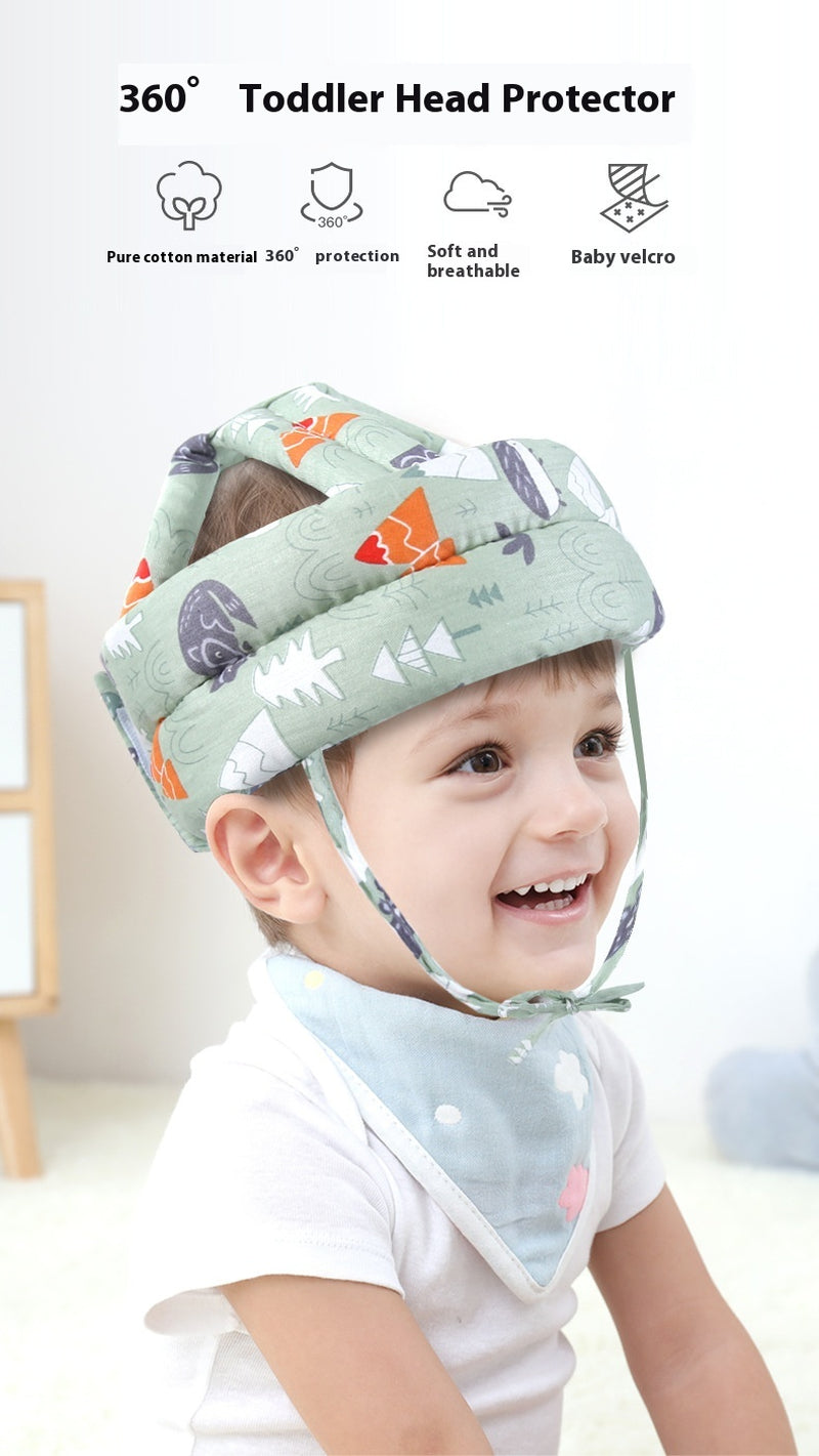 Baby Toddler Headrest Cap Baby Toddling Walk Head Protection Pad Children Crawling Helmet