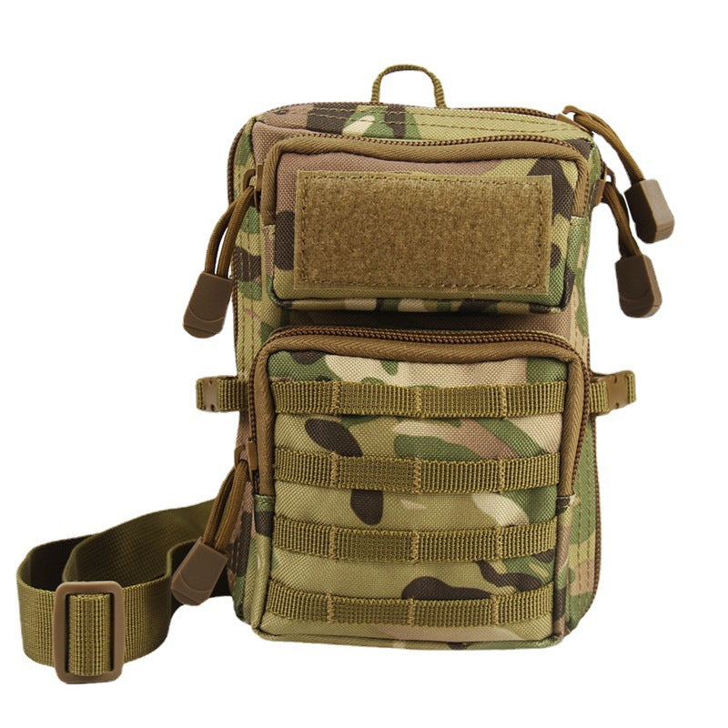 EDC Tactical Crossbody Waist Bag Mini Small Storage Bag Outdoor Accessories Waist Bag Tactical Pannier Bag Camouflage Bag Pannier Bag