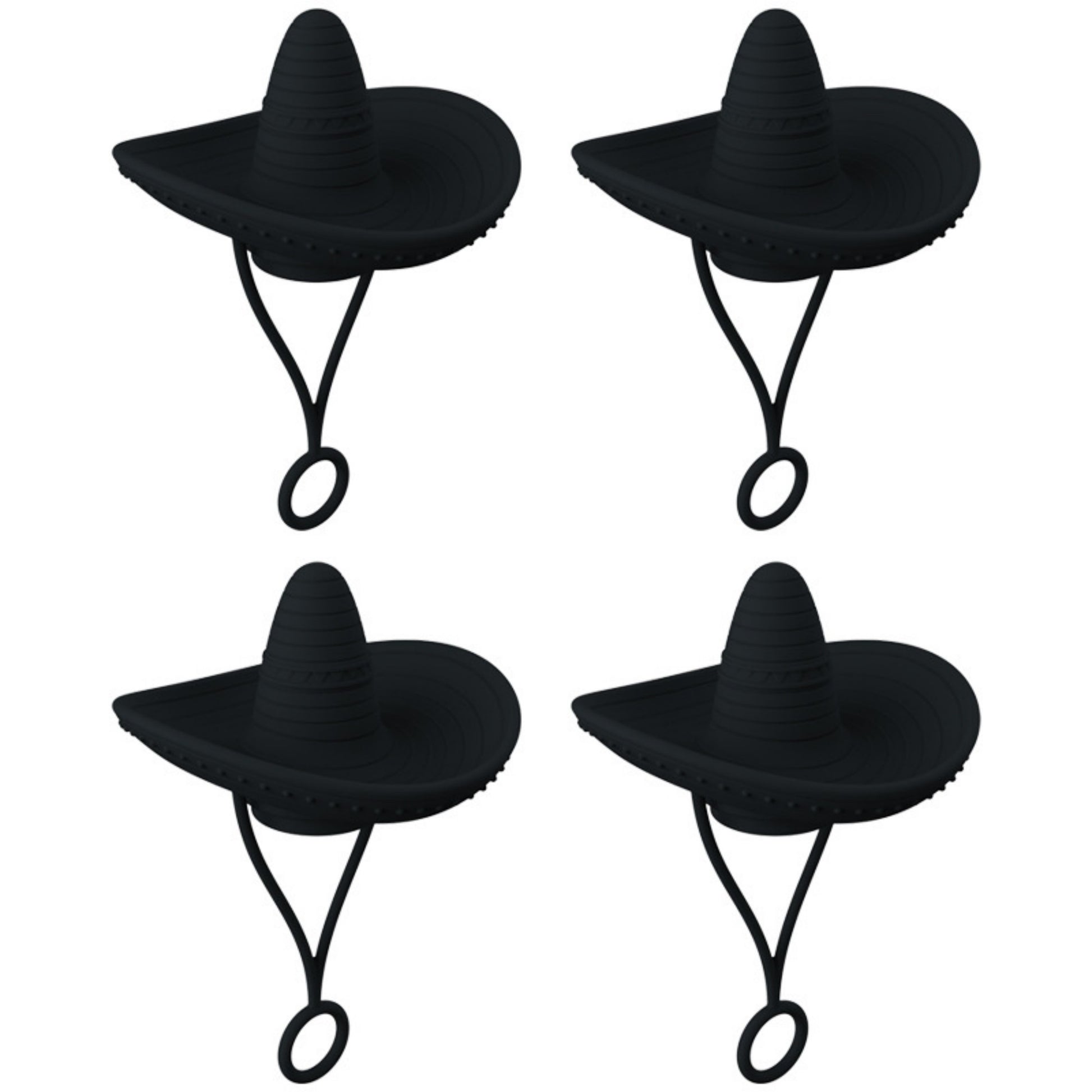 New Style Straw Covers Cap Novelty Sturdy Straw Toppers Reusable Cowboy Hat Shaped for Camping Home Hiking Picnic Kitchen