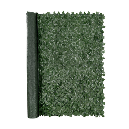 VEVOR Ivy Privacy Fence, 96 X 72 in Artificial Green Wall Screen, Greenery Ivy Fence with Mesh Cloth Backing and Strengthened Joint, Faux Hedges Vine Leaf Decoration for Outdoor Garden, Yard, Balcony