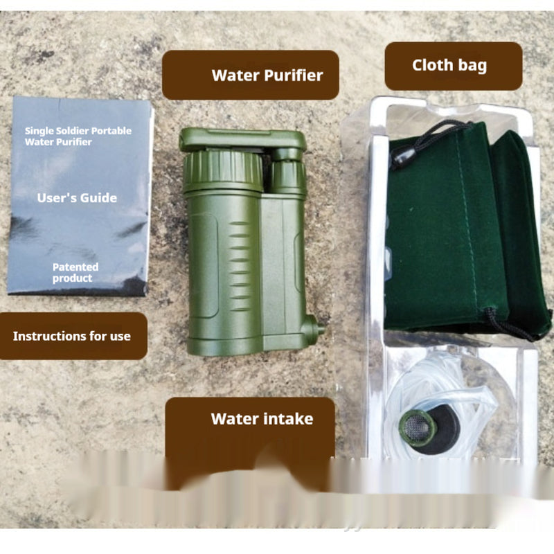 Portable Outdoor Emergency Drinking Water Filter