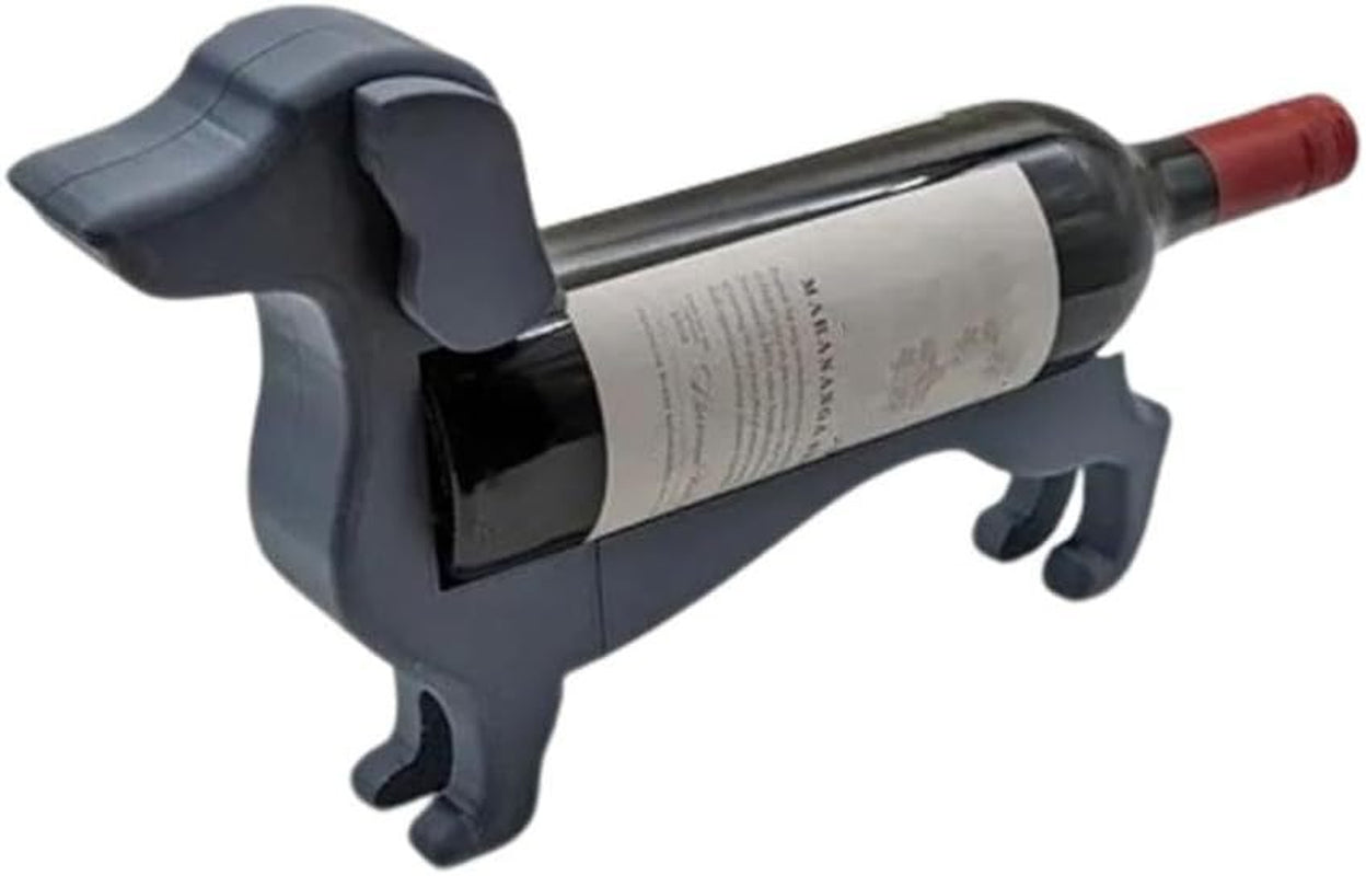 Dachshund Wine Bottle Holder Wine Cabinet Dachshund Personality Wine Rack Home Creative Dachshund Dog Red Wine Display Rack Kitchen Gadgets