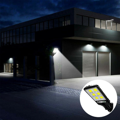 LED Solar Motion Sensor Light Bright Garden Outdoor Street Wall Lamp Solar Wall Lamp Lights Outdoor Road Lamp for Garden, Yard, Garage, Path