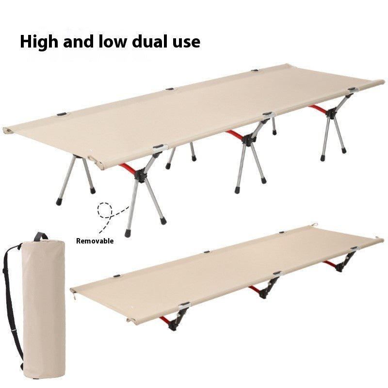 Lightweight Portable Dual-Purpose Outdoor Folding Bed