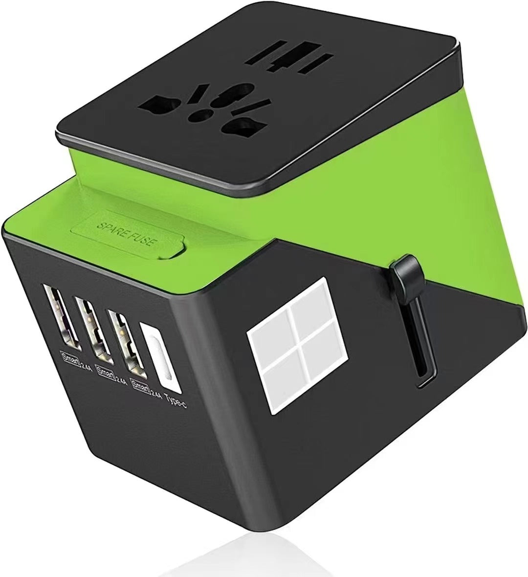 3 USB 1 Typc C International Power Adapter for Europe, UK, China, Australia, Japan and More 200 Countries