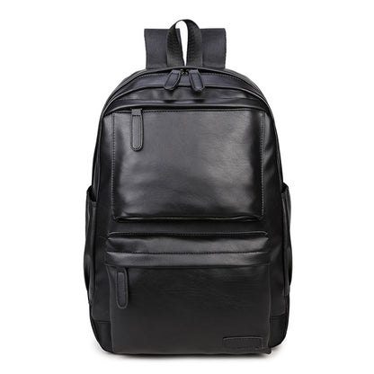 New Men'S Travel Bag Fashion Backpack Pu Shoulder Bag Men'S Casual Sports Backpack