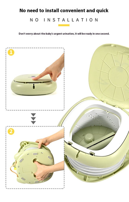 Cartoon Children'S Foldable Toilet Mobile