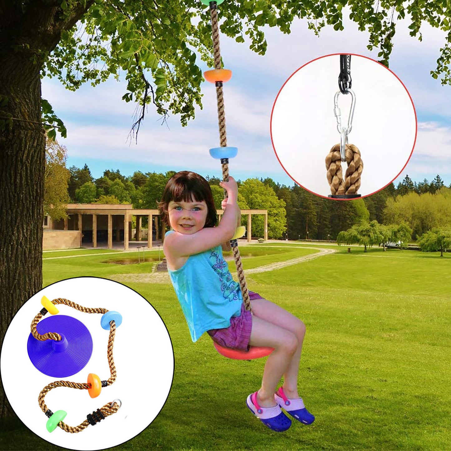 Plastic Children'S Swing Play Equipment Outdoor Kid Toy Set Accessories