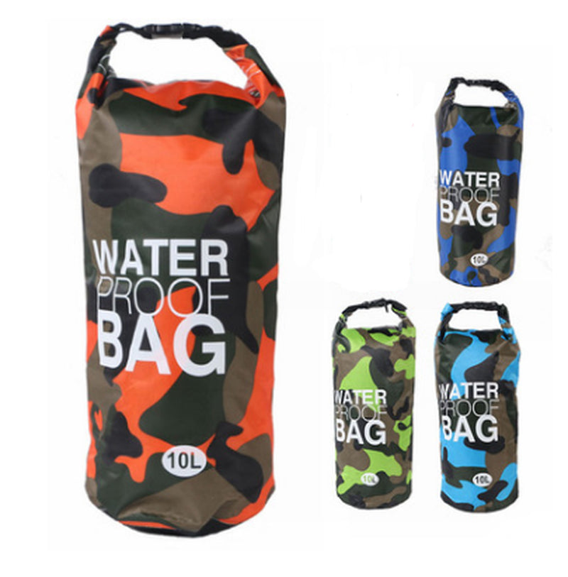 Camouflage Waterproof Bucket Bag Beach Bag Waterproof Bucket Bag Outdoor Drifting Waterproof Bag Waterproof Bag