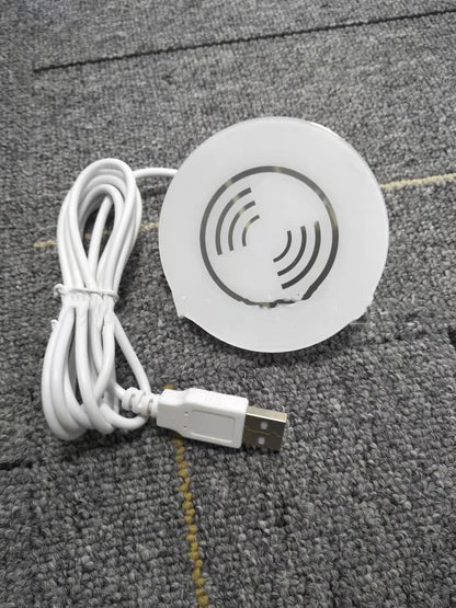 Independent Wireless Desktop round Mobile Phone Charger Furniture Accessories Plastic Accessories