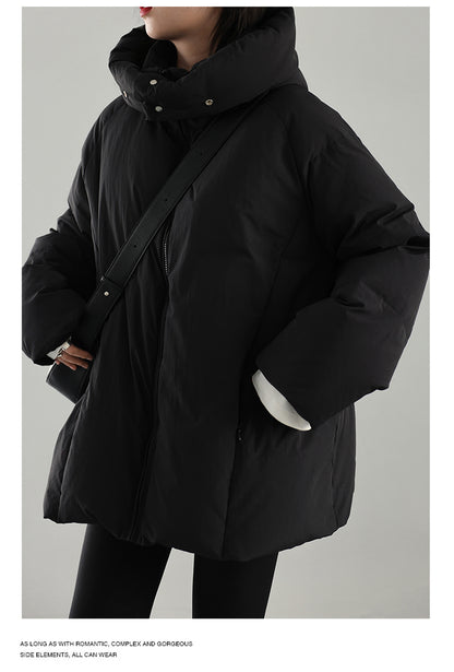 Casual Detachable Hooded 90 White Duck down Jacket