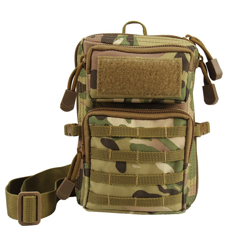 EDC Tactical Crossbody Waist Bag Mini Small Storage Bag Outdoor Accessories Waist Bag Tactical Pannier Bag Camouflage Bag Pannier Bag