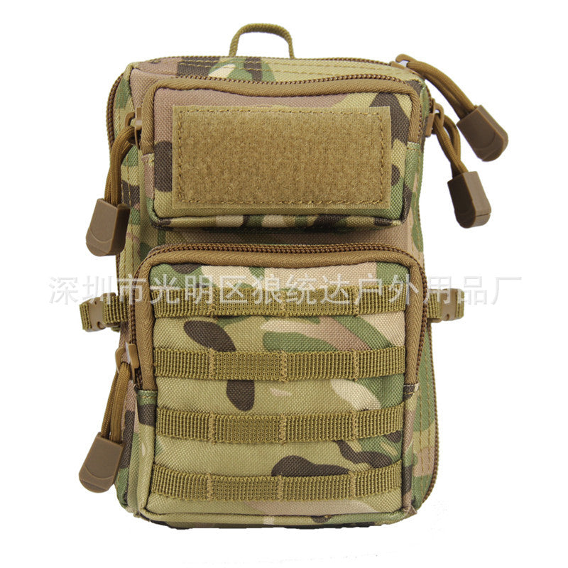 EDC Tactical Crossbody Waist Bag Mini Small Storage Bag Outdoor Accessories Waist Bag Tactical Pannier Bag Camouflage Bag Pannier Bag